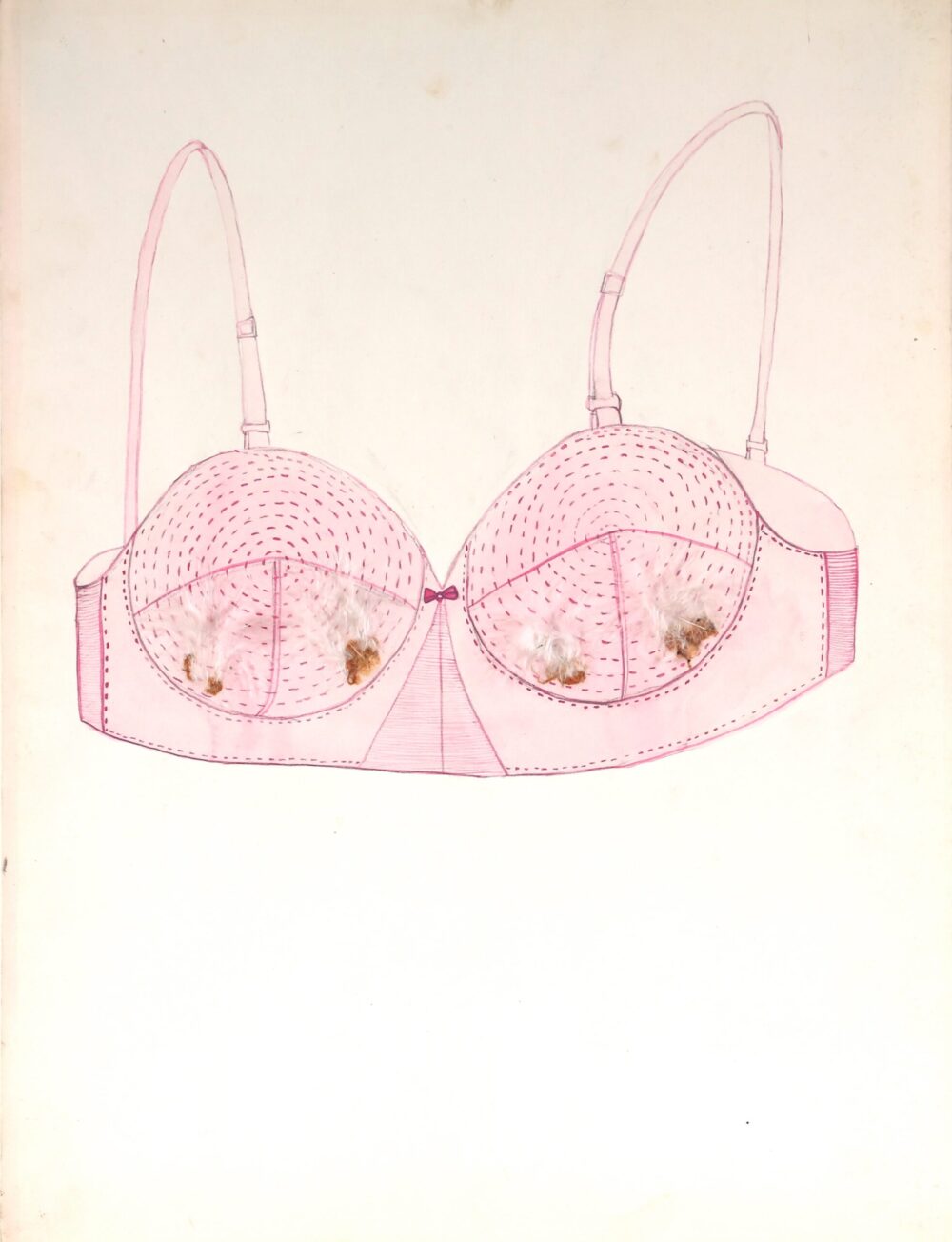 Dolores Wyss "Rosa Büstenhalter", 1974