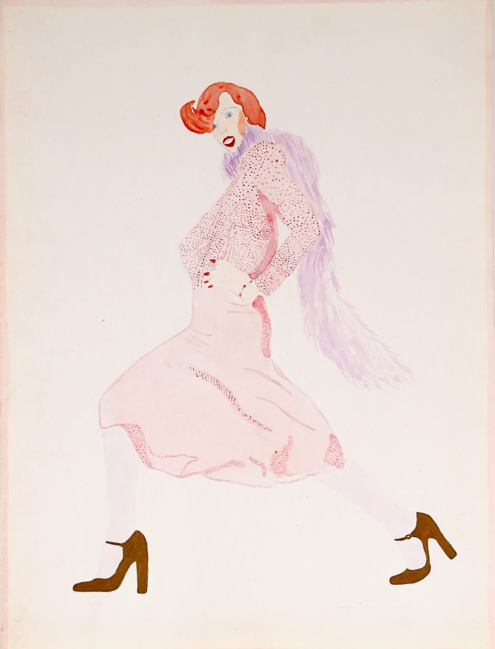 Dolores Wyss "Rosa Frau", 1974